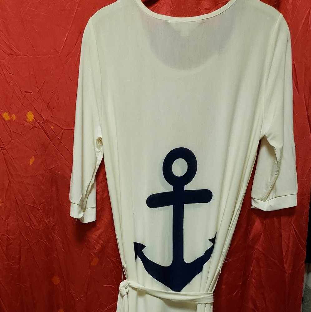 5TH & LOVE- ANCHOR MINI DRESS W/ BELT/SM/NWOT